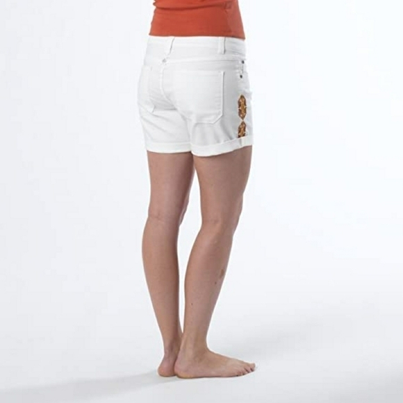 Prana Women's Kara Denim Short, Size 6 - Picture 2 of 13